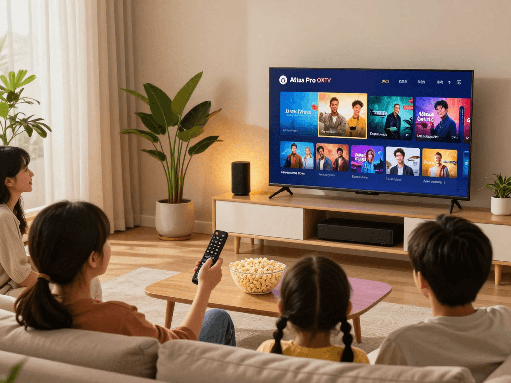 Profitez de l'application Atlas Pro ONTV dans votre salon avec 12 000 chaînes.