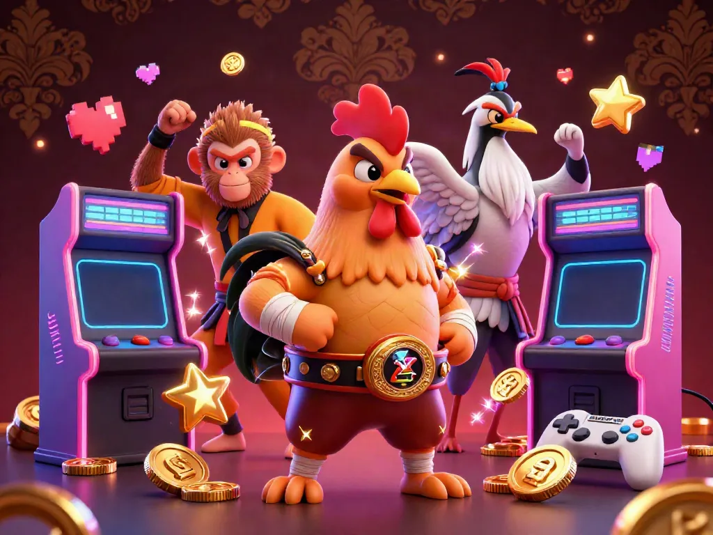 Play roulette online in a vibrant, energetic 3D scene with animated characters and casino elements.